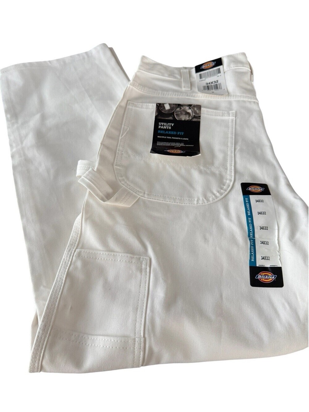 Sherwin Williams Dickies Painters Pants New With Tags 34” X 32”   White Utility